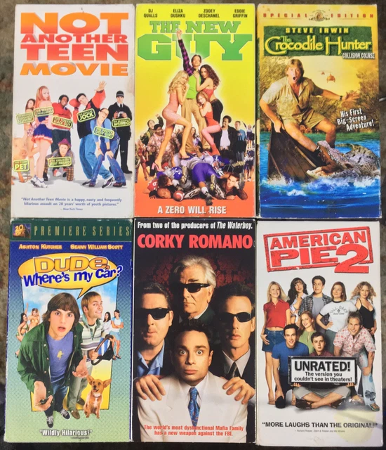 2000S COMEDY VHS Lot Of 6 (The New Guy, Corky Romano, Dude Where’s My