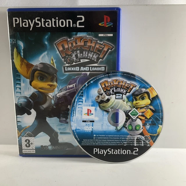 RATCHET & CLANK 2: Locked and Loaded Sony Playstation 2 PS2 Game No ...