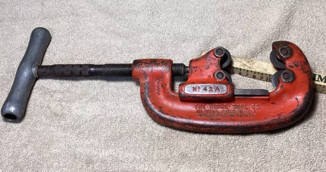 Ridgid No. 42A 4 Wheel Pipe Cutter 1/2 To 2”