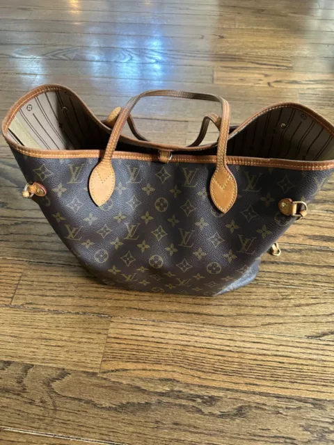 Louis Vuitton Neverfull Monogram Pm Tote 230074 Brown Coated