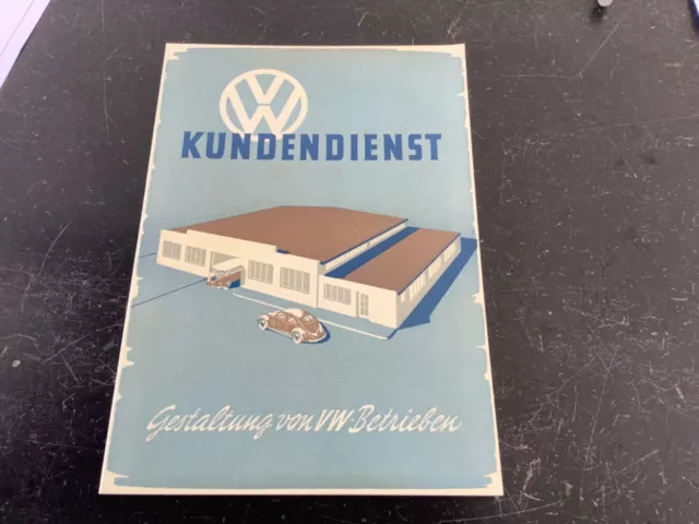 VW Käfer, Brezel, Kdf, Ovali, Prospekt Kundendienst, neuwertig TOP