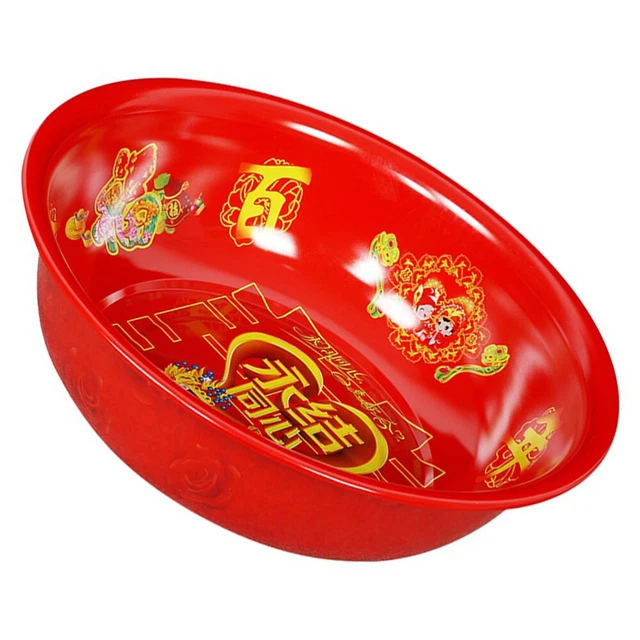 1 pieza lavabo rojo