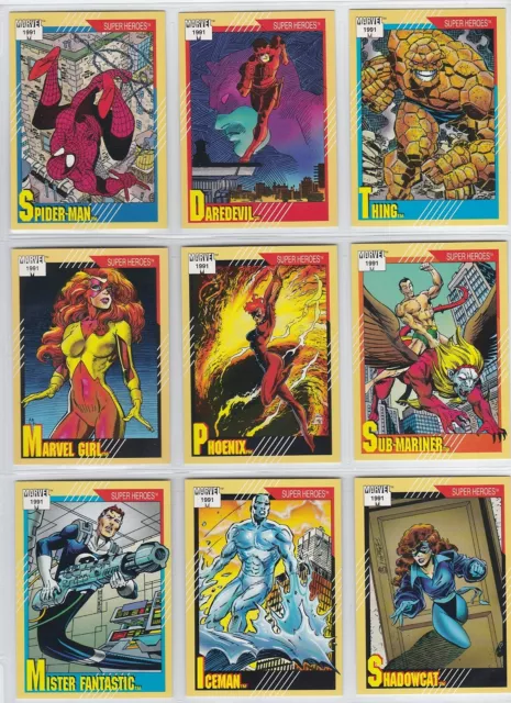 Marvel Universe Trading Cards ~ 1991 Impel Series 2 *U Pick* ~ Complete Your Set