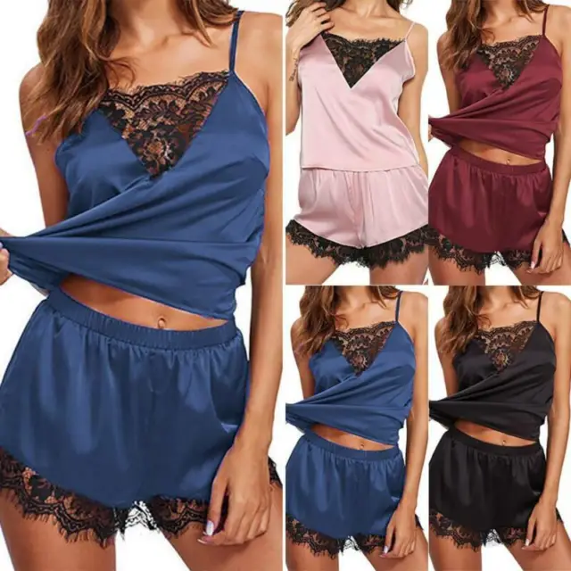Sexy Women Lingerie Floral Lace Sleepwear Underwear Long Dress See