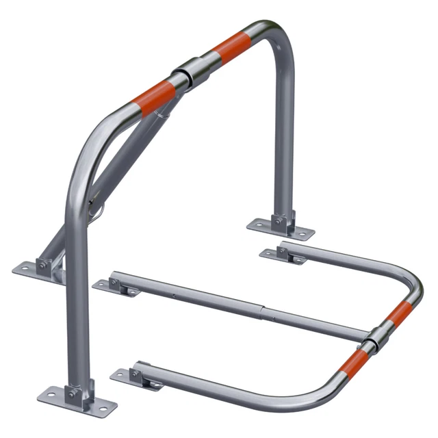 Klappbare Parkplatzsperre Mit Schloss - Schutz Für Deine Privatparkplatz