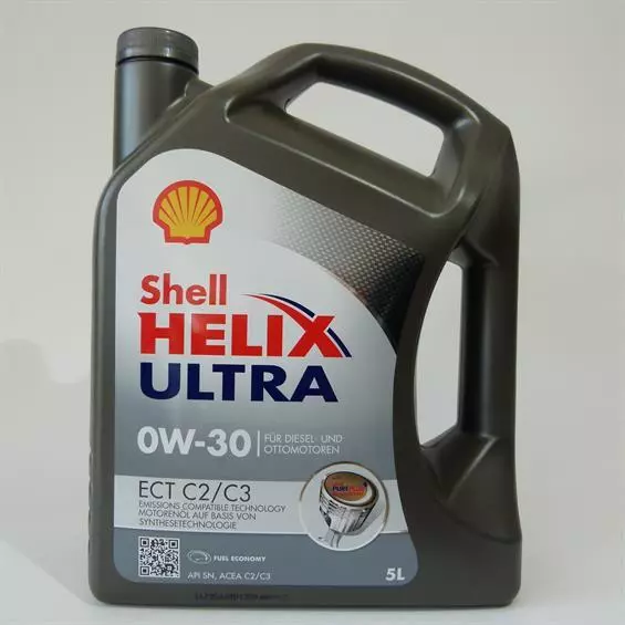 5 Liter 0W-30 Motoröl Shell Helix Ultra ECT C2/C3 für VW MERCEDES PORSCHE FIAT
