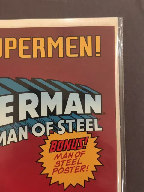 Reign Of The Superman #22 The Man Of Steel Is Back Die Cut Dc Comics 1993 Nm+ 3