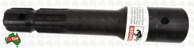 Tractor PTO Adaptor Extension 7" 180 mm Fits 1 3/8"x6 Shaft To 1 3/8"x6 Tractor