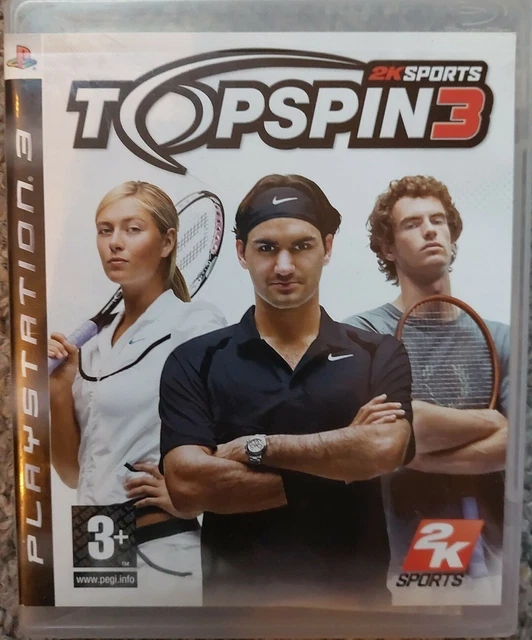 Top Spin 3 - 2K Sports Tennis - Ps3 Playstation 3 Pal Uk Complete With Manual