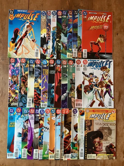 IMPULSE # 1 to 33 + annual 2 + 1000000 (DC Comics 1995-1998) Waid Ramos Rousseau