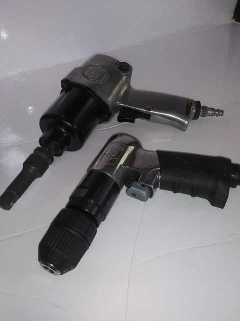 Napa Professional Tools , 1/2" Twin Hammer Air Wrench & Napa 3/8" Rev Air Drill