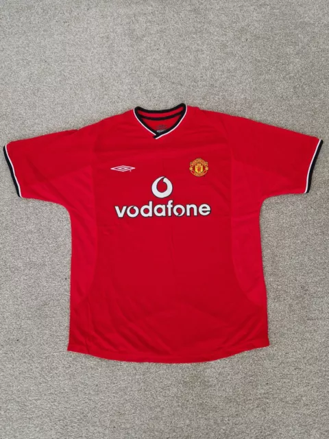 Manchester united umbro vodafone hot sale