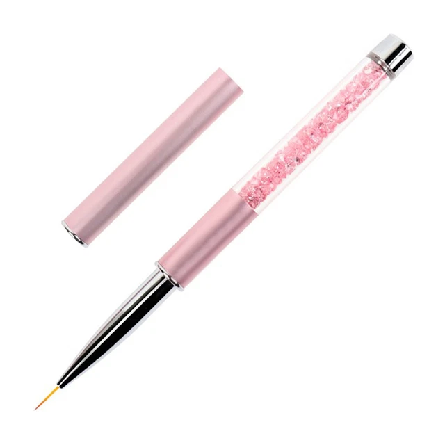 Pluma delineador de uñas colores suaves mezcla cepillo de uñas profesional dibujo a mano puntas línea 12