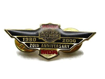 Harley Davidson Cycles MDA 2000 Pin 20th Anniversary 1980-2000