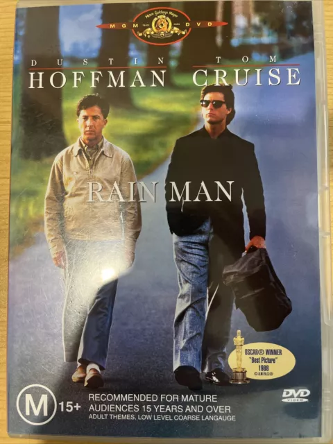 RAIN MAN DVD Melodrama Comedy Movie Dustin Hoffman & Tom Cruise Rated M15+  R4 $11.95 - PicClick AU