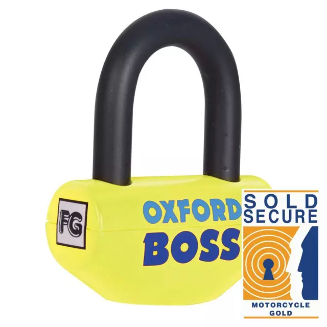 Oxford Boss OF39 -12.7mm shackle - Thatcham &amp;amp; Sold Secure approved