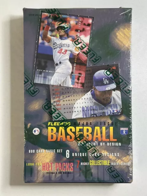 Fleer 1995 Baseball Wax Box Factory Sealed - 36 packs