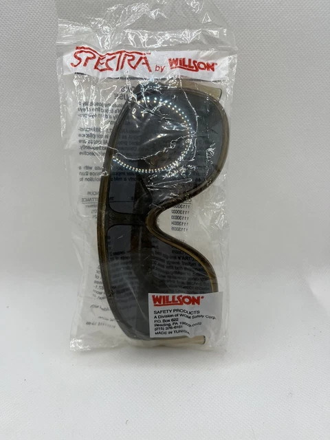 Vintage Willson Spectra Brown Pilot Shield Sunglasses Frames Tunisia New In Pkg