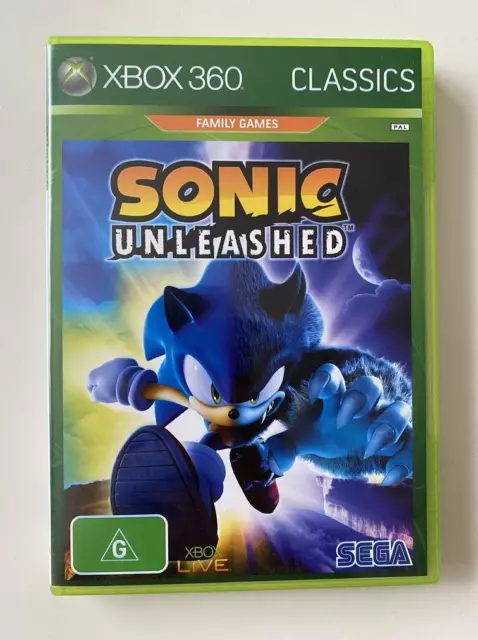  Sonic Unleashed (Platinum Hits) - Xbox 360 : Sega of America  Inc: Video Games