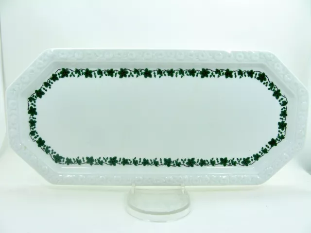 Rosenthal Maria grüne Ranke: Stollenplatte - ca. 36,5 cm x 16,3 cm