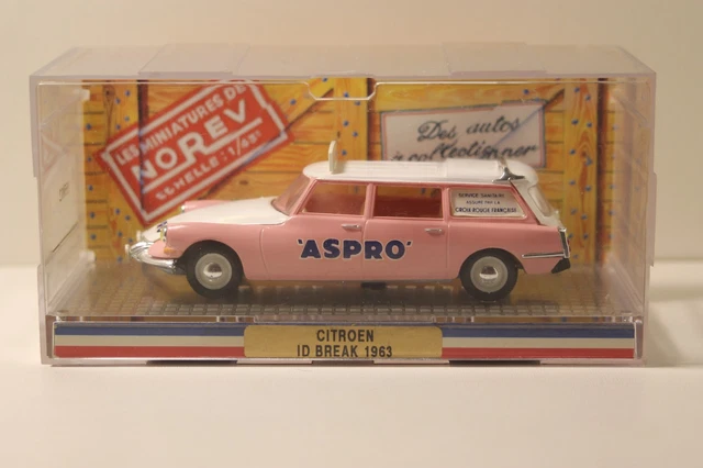Citroen Id 19 Break 1962 Ambulance Pompiers 1:43 Model Rio