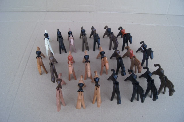 PLAYMOBIL X6 CASQUETTES Grises Confédérées Sudistes Sudistes Casquette - Foto 7