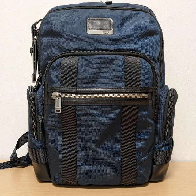 TUMI Alpha BRAVO 232307NVY Nylon Backpack Navy Excellent