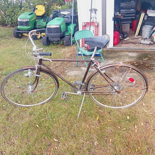 Vintage Schwinn Suburban Men's 10 Speed Brown 1970 W/ Extra Schwinn Accessories
