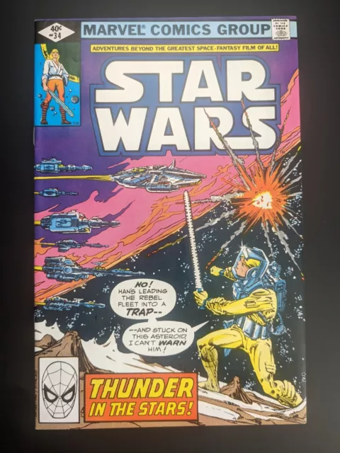 Star Wars #34 1st Print 1977 1980 Marvel Comics Luke Skywalker