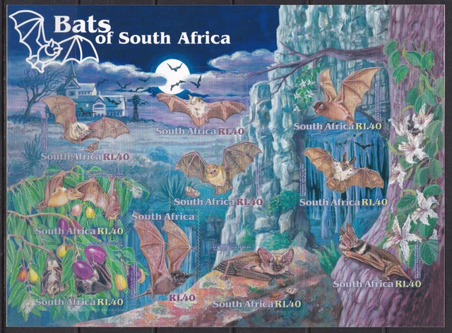 South Africa, Fauna, Animals, Bats MNH / 2001