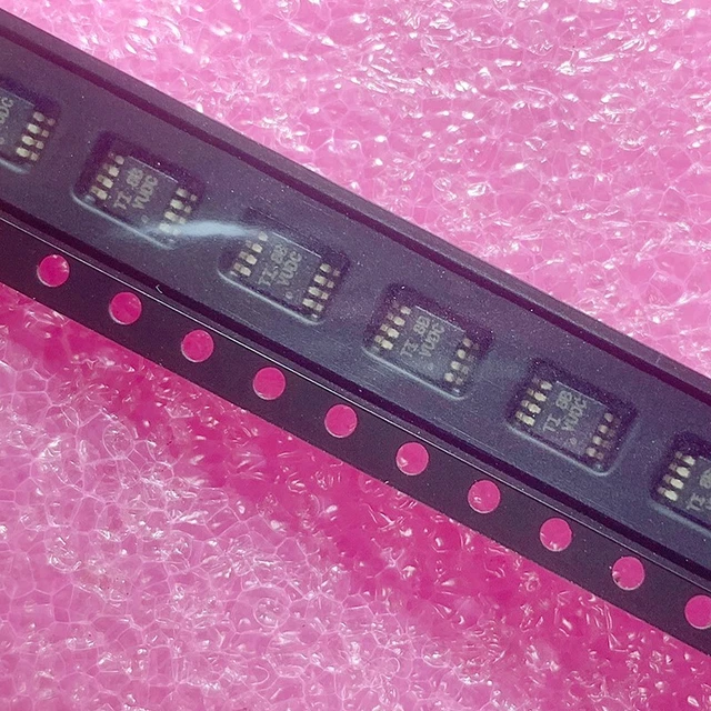 Lot of 10 Pieces TI TLV3202AIDGK Analog Comparators Dual,40ns,microPower RRI