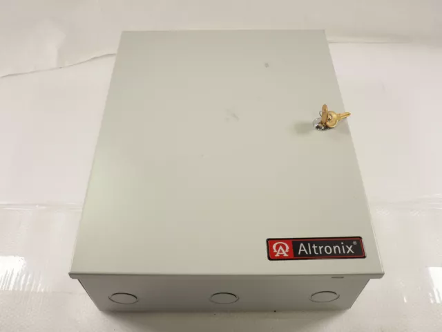 ALTRONIX AL600ULACM Box w/ Power Controller ACM8, power Supply AL600ULXB, Keys