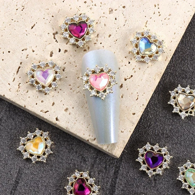 DIY Nail Art Decoration Manicure Tool Nail Art Jewelry Love Nail Art Diamond