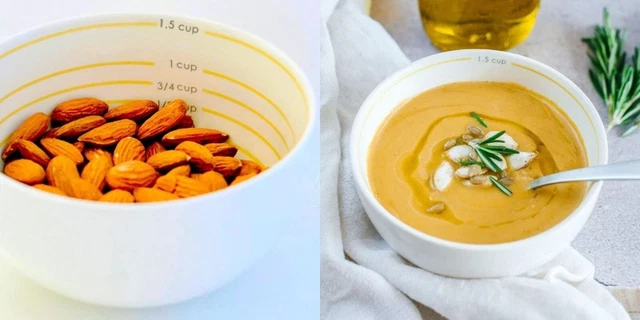 Uba Portion Control Porcelain Bowl for Weight Loss, Bariatric Diet, Healthy...