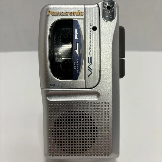 PANASONIC RN305 MICROCASSETTE Voice Recorder Voice Activated System