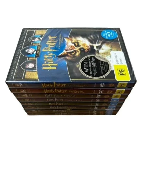Harry Potter DVD Set Complete 1-7 Daniel Radcliffe Region 4 New Sealed Set 3