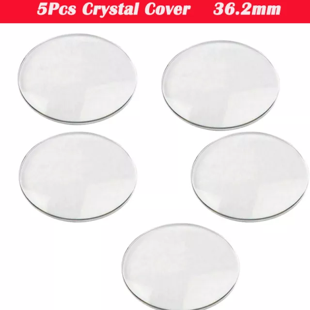 5Pc Mitutoyo Dial caliper Replacement Part Crystal cover Lid Fit Mitutoyo 36.2mm
