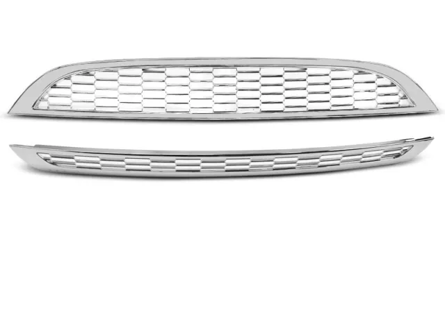 Grille de calandre Mini Cooper 01-06 R50 / R53 look S chrome (C02)