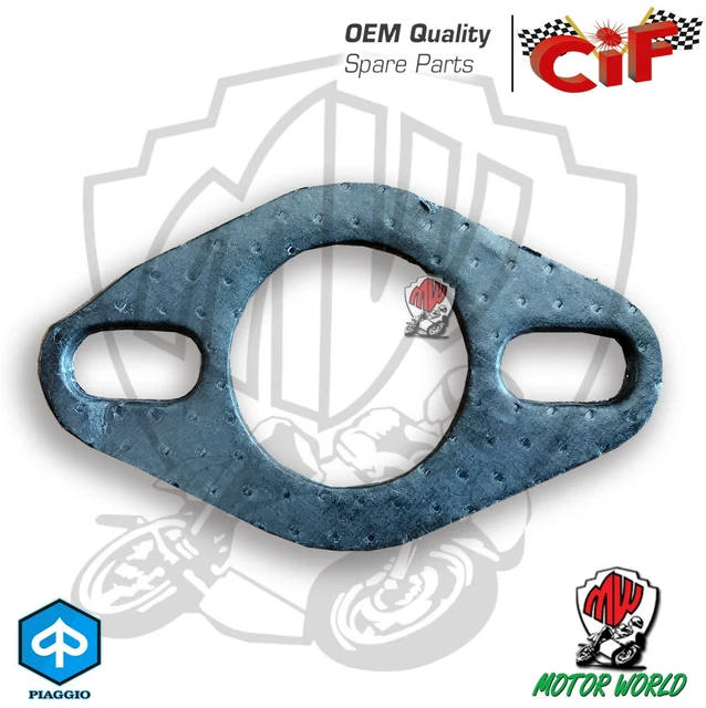 Guarnizione Scarico Marmitta A Flangia - 2 Pezzi - Per Scooter, Moto E Ciclomotori AM6 Minarelli - Foto 9