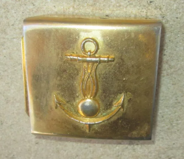 Boucle de Ceinturon Gendarmerie Maritime vers 1960/70-obsoléte
