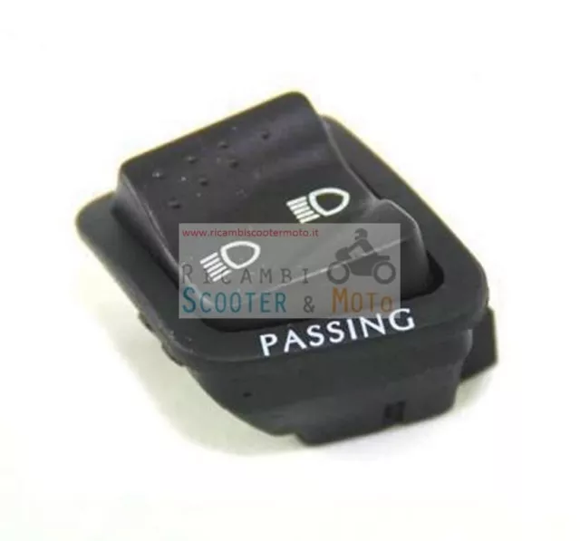 Pulsante Commutatore Devio Luci Con Passing Beverly 125 250 300 400 500 9074L#7