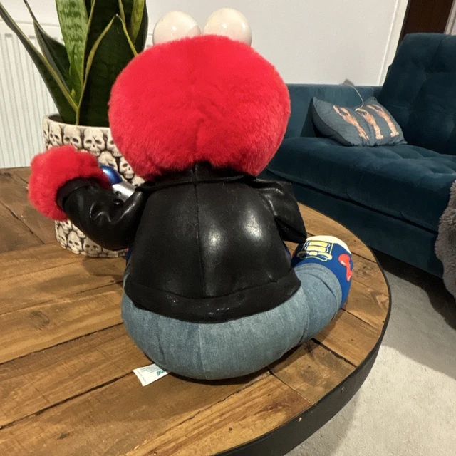 Elmo's Menu VINTAGE SESAME STREET Elmo Plush Soft toy 1990s plays sounds £10.80 ...