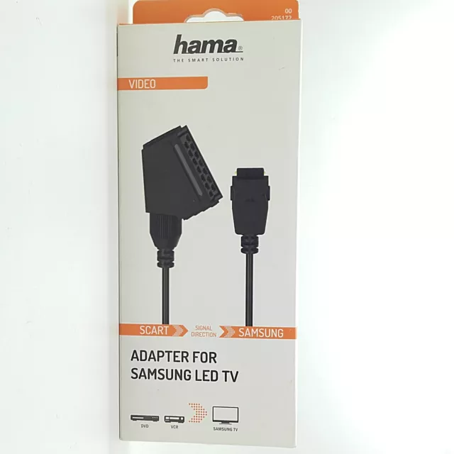 Hama Video Audio Adapter SCART weiblich zu Samsung connector männlich 100232