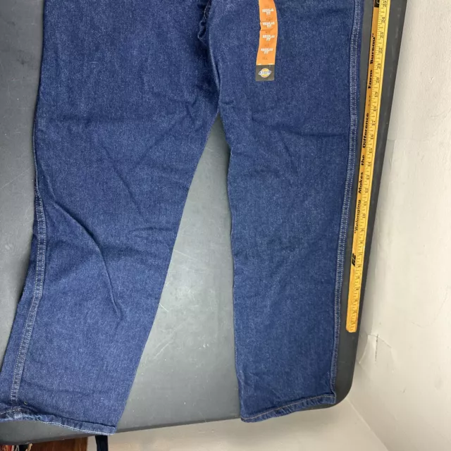 NWT DICKIES MEN'S Regular Fit Straight Leg 5-Pocket Work Blue Jeans ...