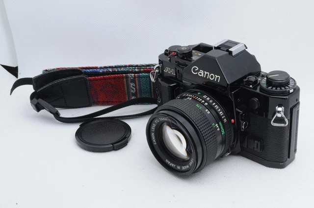 Vidéo [ Mint ] Canon A-1 A1 35mm Reflex Film Caméra Neuve Fd Dnf 50mm F/1.4 De