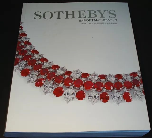 IMPORTANT JEWELS: Sotheby's Wälzer N.Y. 2000  + results