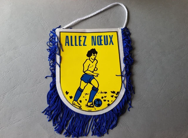 Fanion Vintage ALM Evreux 27 France - Football - Pennant Ancien - Fabriqué En France