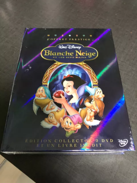 Blanche Neige Et Les 7 Nains Coffret Prestige  Dvd + Livre Neuf Sous Blister