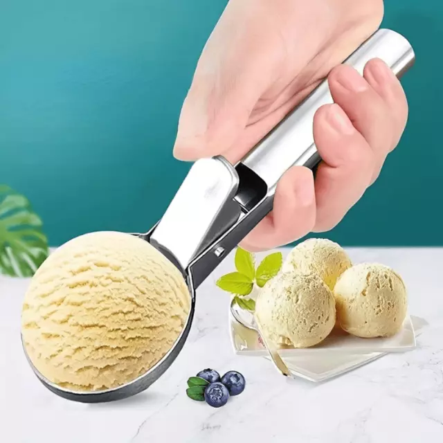 Cuchara Para Helado De Acero Inoxidable