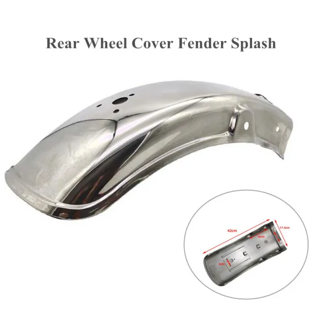 Universal Motorcycle Iron Rear Wheel Cover Fender Splash Guard Mudguard Parts